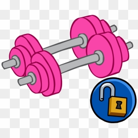 Dumbbells Clipart Cute - Cute Weights Clipart, HD Png Download - weights png