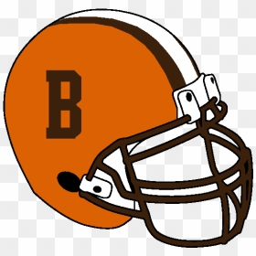 Cleveland Browns Nfl American Football Helmets Cleveland - Cleveland Browns Helmet B Logo, HD Png Download - browns logo png