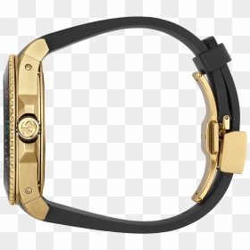 Transparent Gucci Mane Png - Gucci Rubber Watch Band Gold, Png Download - gucci mane png