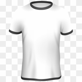 Male White Shirt Png Clipart - High Resolution T Shirt Png Hd, Transparent Png - clothing png