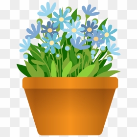 Pot Png My Garden - Flower Pot Clipart Png, Transparent Png - planter png