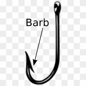 Barb, HD Png Download - fishing hook png