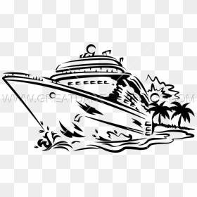 3 Picture - Cruise Ship Line Drawing, HD Png Download - cruise ship png