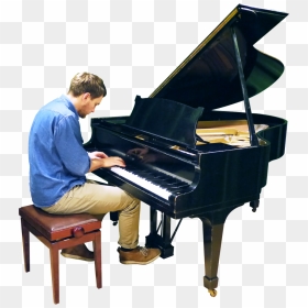 Person Playing Piano Png, Transparent Png - people eating png