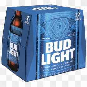 Bud Light 12 X 341 Ml - Guinness, HD Png Download - bud light png