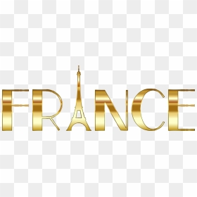 Eiffel Tower Word French Language Typography - Word France In Bubble Writing, HD Png Download - france png