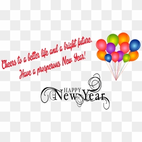 New Year Wishes Png Free Pic - New Year Wishes Png, Transparent Png - cheers png