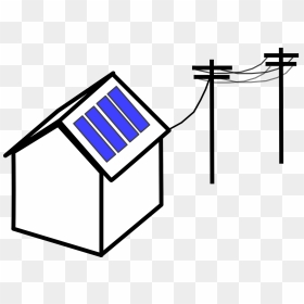 Clip Art Power Lines, HD Png Download - roof png