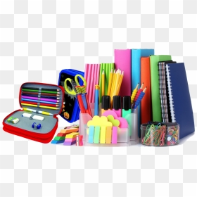 Office Supplies Stationery Paper School Supplies Pen - Transparent Stationery Items Png, Png Download - school supplies png