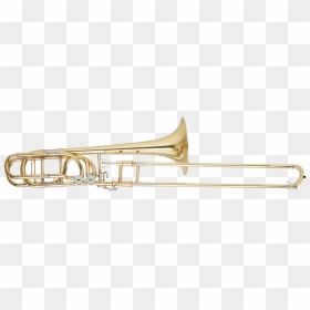 Trombone Transparent Image - Bass Trombone Brass Instruments, HD Png Download - trombone png