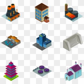 Building Pack Svg, HD Png Download - buildings png