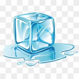 Ice Cube Melting Clip Art - Ice Cube Clipart, HD Png Download - ice cubes png