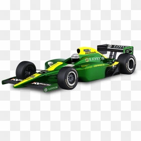 Green Lotus Cosworth Racing Car, HD Png Download - race car png