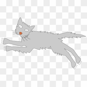 Cat Yawns , Png Download - Cat Yawns, Transparent Png - flying cat png