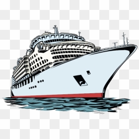 Cruise Png Photo - Cruise Ship Cartoon Transparent Background, Png Download - cruise ship png