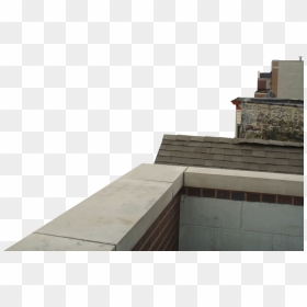 Rooftop Ledge Corner With Buildings - Top Corner Of Building, HD Png Download - buildings png