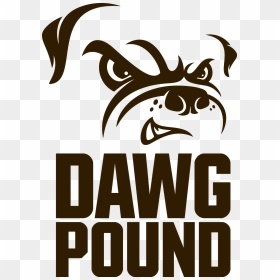 Logos And Uniforms Of The Cleveland Browns Logos And - Cleveland Browns Dawg Pound Logo, HD Png Download - browns logo png