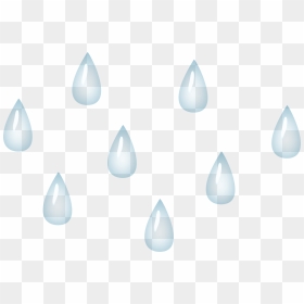Rain Drops Clip Art Black And White - Rain Drop Clipart Png, Transparent Png - rain drops png