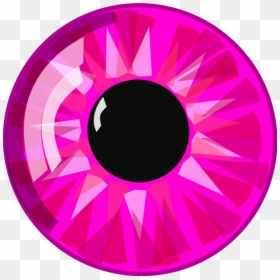 Eyeball Clipart Pink - Blue Eye Clipart, HD Png Download - third eye png