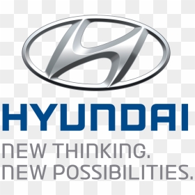 Hyundai Logo New Thinking New Possibilities , Png Download - Hyundai New Thinking Logo, Transparent Png - hyundai logo png