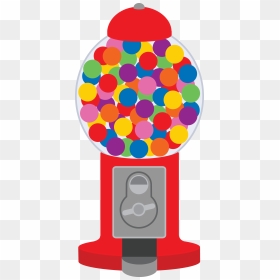 Classic Red Gumball Machine - Gumball Machine Clipart, HD Png Download - gum png