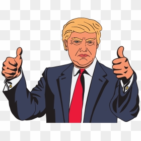 Donald Trump - Donald Trump Cartoon, HD Png Download - donald trump full body png