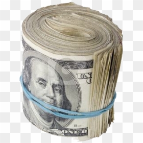 Transparent Money Roll Png - Money Stack Roll, Png Download - 100 dollar bill png