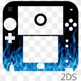 Video Game Console, HD Png Download - blue flames png