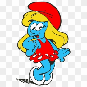 Smurfs Stickers, HD Png Download - cartoon girl png