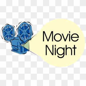 Movie Projector Clip Art, HD Png Download - movie night png