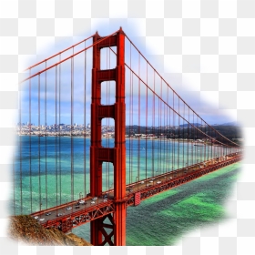 Golden Gate Bridge , Png Download - Battery Spencer, Transparent Png - golden gate bridge png