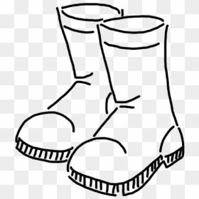 The Lodge - Png Clipart Rain Boots Black And White Png, Transparent Png - boot png