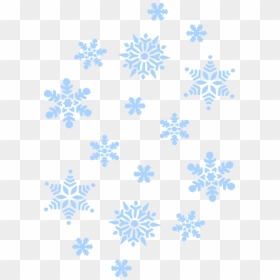 Free Png Download Blue Snowflakes Falling Png Images - Free White Snowflake Png, Transparent Png - snowflakes falling png transparent