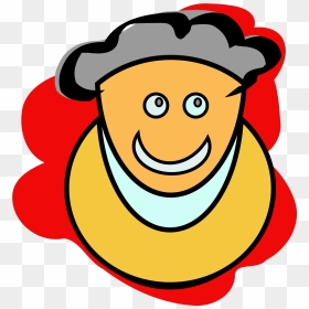 Orang Senyum Svg, HD Png Download - cartoon smile png