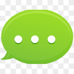 Transparent Text Message Bubble Png - Circle, Png Download - text message bubble png