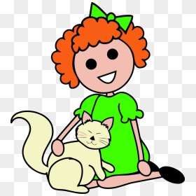 Girl Clip Art, HD Png Download - cartoon girl png