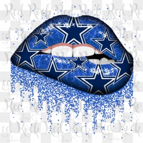 Dallas Cowboys Lips Â - Dallas Cowboys Lips, HD Png Download - dallas cowboys png