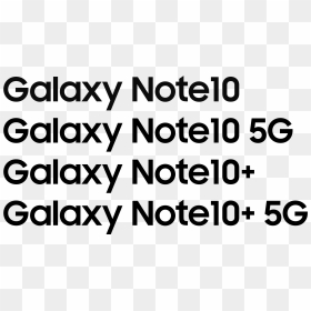 Samsung Galaxy Note10&10 &10 5g&10 5g Logo - Samsung Note 10+ Logo, HD Png Download - samsung png