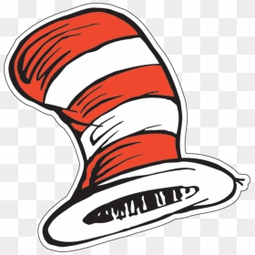 The Cat In The Hat Thing Two Thing One Paper - Dr Seuss Hat, HD Png Download - dr seuss png
