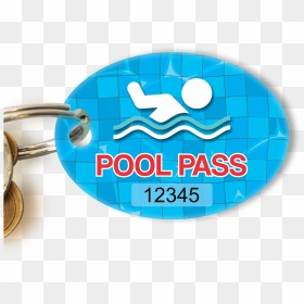 Pool Pass Swimmer Tag In Oval Shape - Graphic Design, HD Png Download - swimmer png