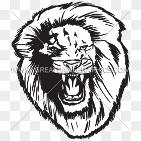 Lion Production Ready Artwork For T Shirt - Roar, HD Png Download - lion roar png