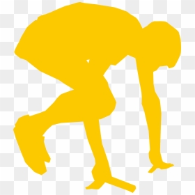 Begins Clipart, HD Png Download - people running png