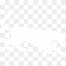 White Cougar Silhouette , Png Download - Cougar Silhouette White, Transparent Png - puma logo png