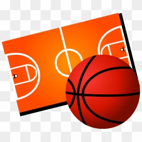 Basketball Court Sports Clipart - Basketball, HD Png Download - basketball court png