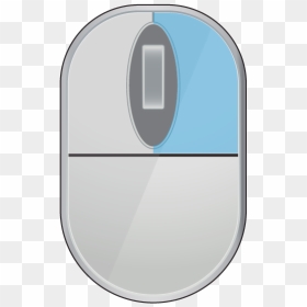 A Computer Mouse With The Right Mouse Button Highlighted - Mouse, HD Png Download - mouse click png