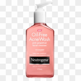 Neutrogena® Oil-free Pink Grapefruit Cleanser 175ml - Neutrogena Acne Wash Ad, HD Png Download - grapefruit png