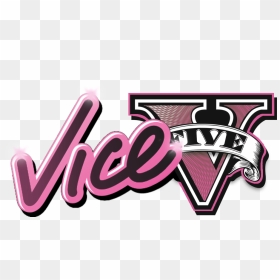 Vice V - Gta5-mods - Com - Gta V Png Logo Clipart , - Grand Theft Auto V Logo, Transparent Png - gta png