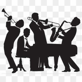 Jazz Musician Png Image - Jazz Band, Transparent Png - trombone png