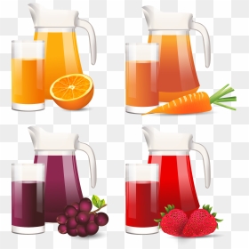 Juice Clipart Jug - Orange Juice Grape Juice, HD Png Download - juice png