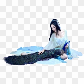 Girl, HD Png Download - peacock png